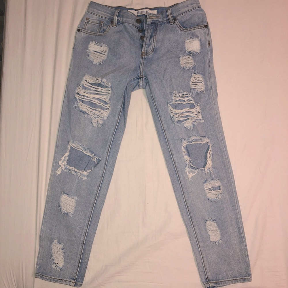 Brandy Melville Low Rise Blue Jeans